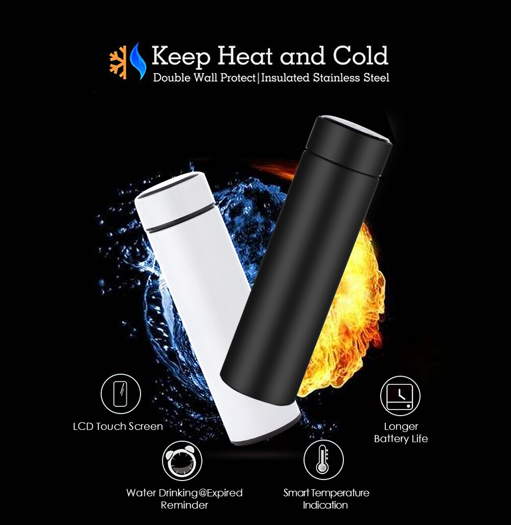 Termo Inteligente con Pantalla LED